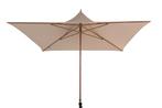 4 Seasons Vivenda stokparasol 270x270 cm. - beach/woodlook, Verzenden, Nieuw, Stokparasol