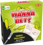 Tactic gezelschapsspel Wanna Bet -  van €31,99 voor €25,59, Hobby en Vrije tijd, Gezelschapsspellen | Bordspellen, Ophalen of Verzenden