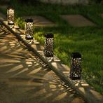 Solar buitenlamp Bogey - Set van 4 - Op zonne-energie, Tuin en Terras, Buitenverlichting, Zonne-energie, Kunststof, Verzenden