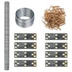 vidaXL Kippenhok verlengstuk 268x100x190 cm metaal, Dieren en Toebehoren, Knaagdieren en Konijnen | Hokken en Kooien, Verzenden