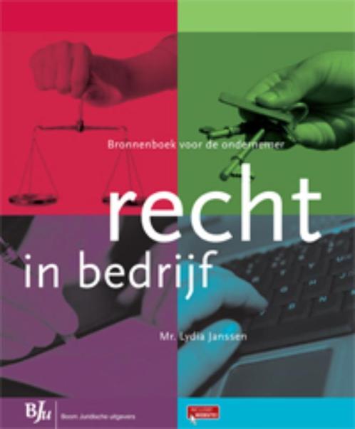 Bronnenboeken MBO   Recht in bedrijf 9789089746122, Boeken, Studieboeken en Cursussen, Zo goed als nieuw, Verzenden