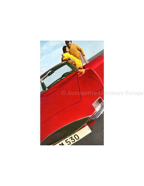1968 MATRA M 530 BROCHURE FRANS, Boeken, Auto's | Folders en Tijdschriften