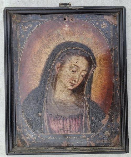 Scuola Fiamminga (XVI-XVII), seguace di Jan Matsys - Maria, Antiek en Kunst, Kunst | Schilderijen | Klassiek