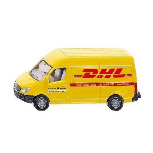 Siku DHL bezorg busje modelauto  8 cm - Modelauto, Hobby en Vrije tijd, Modelauto's | Overige schalen, Ophalen of Verzenden