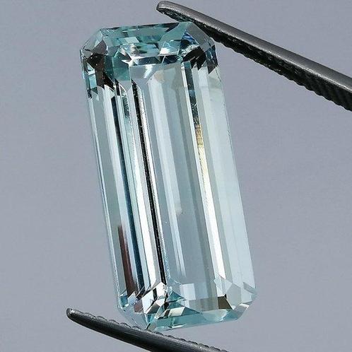 Aquamarijn - 13.44 ct - Instituto Gemólogico Español (IGE) -, Sieraden, Tassen en Uiterlijk, Edelstenen