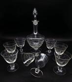 Champagneglas (8) - Guilloché - Kristal