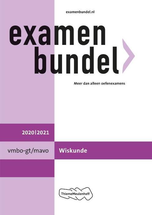 Examenbundel vmbo gtmavo Wiskunde 20202021 9789006781502, Boeken, Studieboeken en Cursussen, Zo goed als nieuw, Verzenden