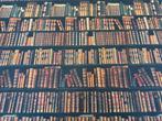 De geheime bibliotheek - Katoenen stof voor bekleding -, Antiek en Kunst, Curiosa en Brocante