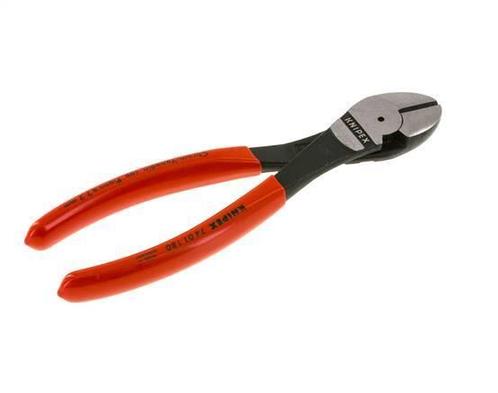 Knipex Krachtzijkniptang 180mm Kunststof Handgrepen, Doe-het-zelf en Verbouw, Gereedschap | Handgereedschap, Nieuw, Verzenden