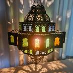 Lantaarn - Geëtst glas - Glas, Koper - Hanglamp