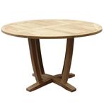 Legand dining tuintafel 100 cm rond teak, Tuin en Terras, Ophalen of Verzenden, Nieuw, Teakhout