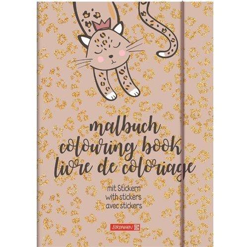 Kleurboek met stickers - Sweet Wild Cat NIEUW, Hobby en Vrije tijd, Tekenen, Nieuw, Ophalen of Verzenden