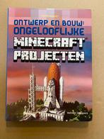 34 Prachtige Minecraft Ontwerpen/Bouwen  door topontwerpers, Boeken, Ophalen of Verzenden, Zo goed als nieuw, Non-fictie