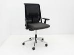Bureaustoel  Comforto D5965 - stof bruin - voet chroom - 3-D, Huis en Inrichting, Bureaus, Ophalen of Verzenden, Gebruikt