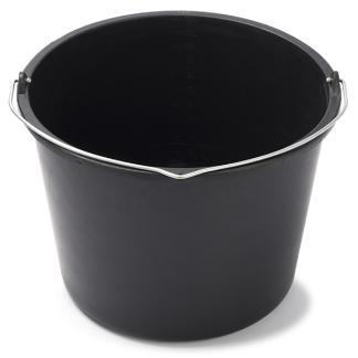 Emmer | Toolland | 12 liter (LDPE, Zwart), Tuin en Terras, Overige Tuin en Terras, Nieuw, Verzenden
