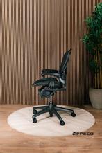 Refurbished Herman Miller Aeron Met Posturefit - Op Voorraad, Verzenden, Zwart, Zo goed als nieuw, Bureaustoel