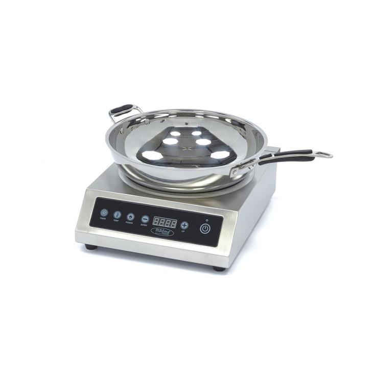 Wokbrander - Ø 26 cm - 3500W - Inductie, Witgoed en Apparatuur, Kookplaten, Vrijstaand, 3 kookzones of minder, Nieuw, Inductie