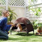 TRUUSK Hondenligstoel Outdoor Met Dak, Verhoogd Hondenbed Vo, Verzenden, Nieuw