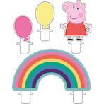 Peppa Pig Kaarsjes 4st, Verzenden, Nieuw