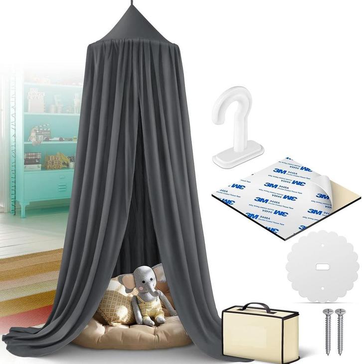 Kidiz® Klamboe kinderkamer - Bedhemel babybed  - 270cm - Ant, Huis en Inrichting, Overige Huis en Inrichting, Nieuw, Verzenden
