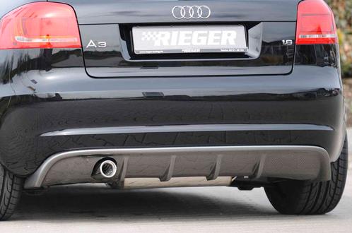Achterbumper Diffusor Audi A3 8P ABS Carbon look 08-, Auto-onderdelen, Carrosserie en Plaatwerk, Ophalen of Verzenden
