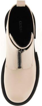 Guess Leila Dames Veterboots Kuntstleer Milk - Maat 37, Verzenden, Nieuw