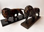 Franklin Mint - Antoine Louis Barye - sculptuur, Lion qui