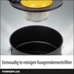 Powerplus POWX3000 Aszuiger - 1000W - Opvangbak 15L - Incl., Witgoed en Apparatuur, Ophalen of Verzenden, Gebruikt