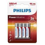 Philips AAA batterijen - krachtige alkaline - 1,5V - set..., Audio, Tv en Foto, Accu's en Batterijen, Ophalen of Verzenden, Nieuw