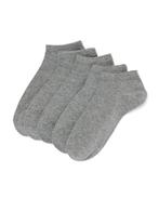 HEMA Dames enkelsokken - 5 paar grijsmelange 2+1 gratis, Kleding | Dames, Sokken en Kousen, Verzenden, Nieuw