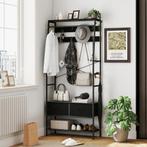 TRUUSK Garderoberek, Kledingrek Met Schoenenrek, 2 Stoffen L, Huis en Inrichting, Woonaccessoires | Kapstokken, Verzenden, Nieuw