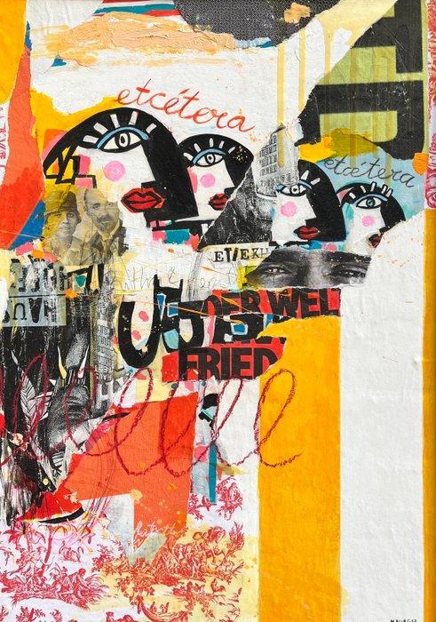 M. BURGAZ - Etcétera, Antiek en Kunst, Kunst | Schilderijen | Modern
