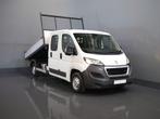 Peugeot Boxer 2.2 HDI 130 pk BPM VRIJ! DC Dubbel Cabine NL A, Auto's, Euro 5, Stof, Gebruikt, Wit