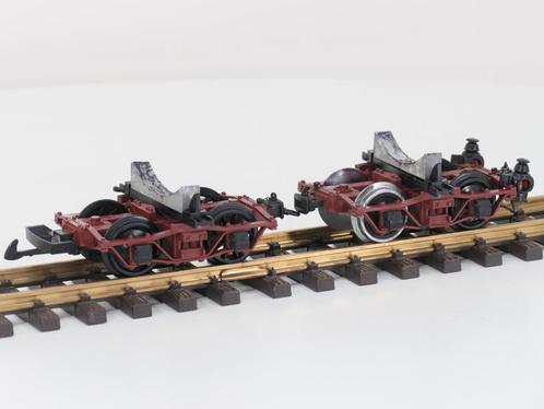 LGB 41770 Trucks, rostrot, Set van 2 BASTLER (grootspoor), Hobby en Vrije tijd, Modeltreinen | Overige schalen, Overige typen