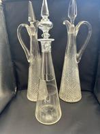 Karaf (3) - Kristal - Lieve piramide decanters