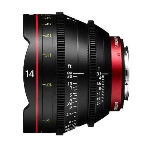 Canon CN-E 14mm T3.1 L F objectief - Tweedehands, Audio, Tv en Foto, Fotografie | Lenzen en Objectieven, Overige typen, Zo goed als nieuw