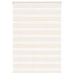vidaXL Zebra rolgordijn 95x150 cm stofbreedte 90,9 cm, Verzenden, Nieuw, Beige