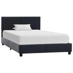 vidaXL Bedframe kunstleer zwart 90x200 cm, Overige materialen, 90 cm, Eenpersoons, Verzenden