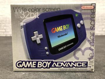 Gameboy Advance Purple [Complete] beschikbaar voor biedingen