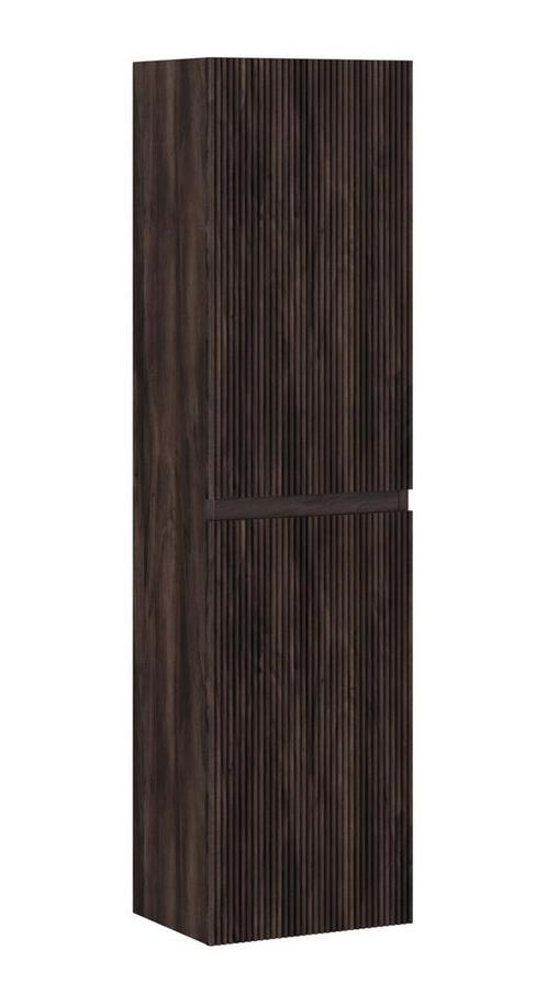 Badkamerkast Thermis 40 x 30 x 150 cm Walnoot Bruin, Huis en Inrichting, Badkamer | Badkamermeubels, Nieuw, (Half)hoge kast, Verzenden