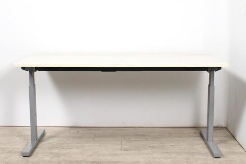Recht T-poot bureau, 160x80cm, Scandic wood blad, Huis en Inrichting, Bureaus, Nieuw, Ophalen of Verzenden