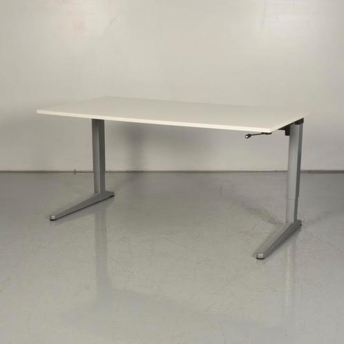 Slingerbureau Ahrend Four Two - 160 x 80 cm - Wit blad, Huis en Inrichting, Bureaus, Ophalen of Verzenden