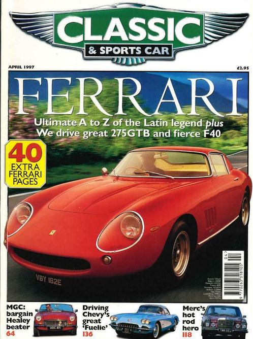 Classic & Sportscar MGC Healey Chevy Fuelie Merc Hot rod, Boeken, Auto's | Folders en Tijdschriften, Gelezen, Algemeen, Verzenden