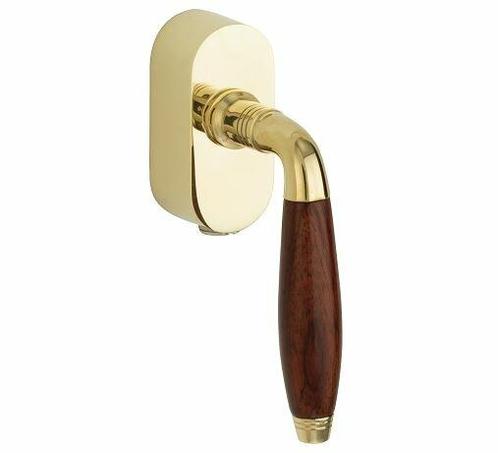 SKG2 Draaikiepgarnituur afsluitbaar Bonton bubinga/Elegant, Doe-het-zelf en Verbouw, Hang- en Sluitwerk, Nieuw, Ophalen of Verzenden