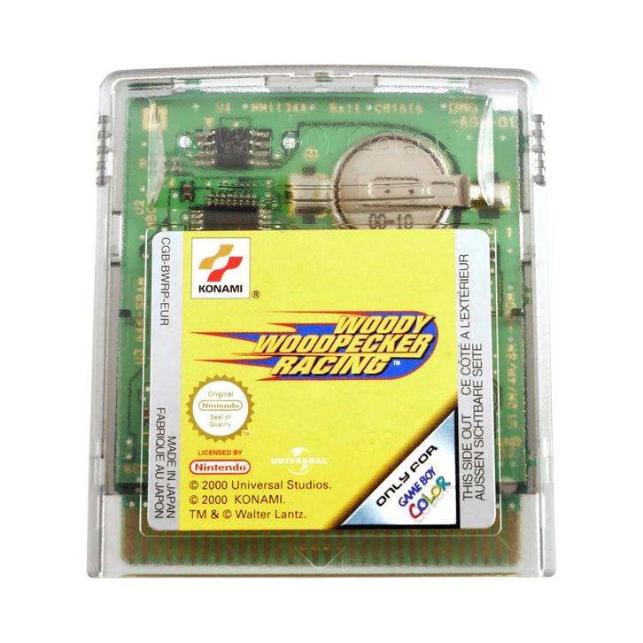 Woody Woodpecker Racing [Gameboy Color], Spelcomputers en Games, Games | Nintendo Game Boy, Zo goed als nieuw, Ophalen of Verzenden