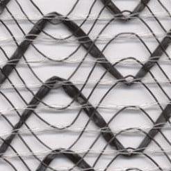 Deco-lux Wave Mesh Zwart, Hobby en Vrije tijd, Knutselen, Nieuw, Ophalen of Verzenden