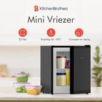 2dekans | KitchenBrothers Mini Vriezer - 33L - Kleine, Ophalen of Verzenden, Zo goed als nieuw