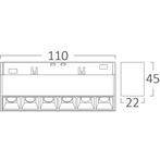 48V Magnetische Lineaire LED Bar - Brinton Magni - 6W 440lm, Huis en Inrichting, Metaal of Aluminium, Nieuw, Ophalen of Verzenden