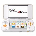 New Nintendo 2DS XL Wit/Oranje (Nette Staat & Krasvrije S..., Ophalen of Verzenden, Zo goed als nieuw