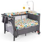 Baby Ledikant 5-In-1 Converteerbaar Babybedje met Verschoont